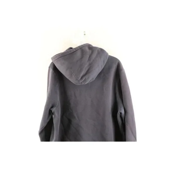 Vintage Abercrombie & Fitch Mens Small Heavyweight Felt Letter Spell Out Hoodie - Picture 8 of 9